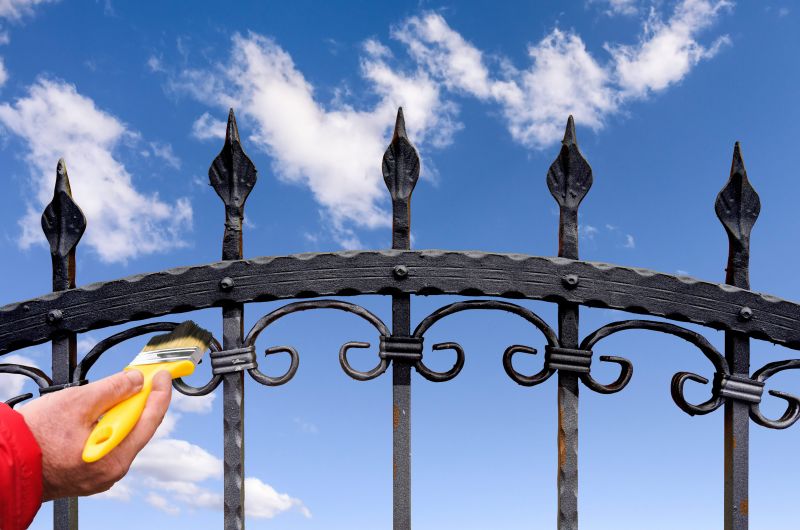Iron Fence Painting